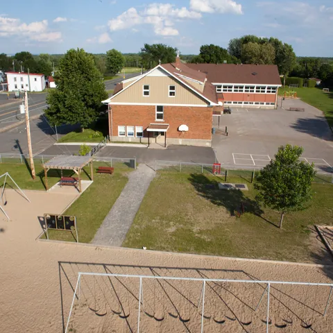 Saint-Valère vu du ciel
