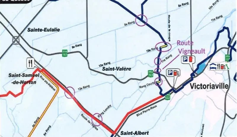 Pistes disponibles du Moto-Club Bois-Francs 2022-2023