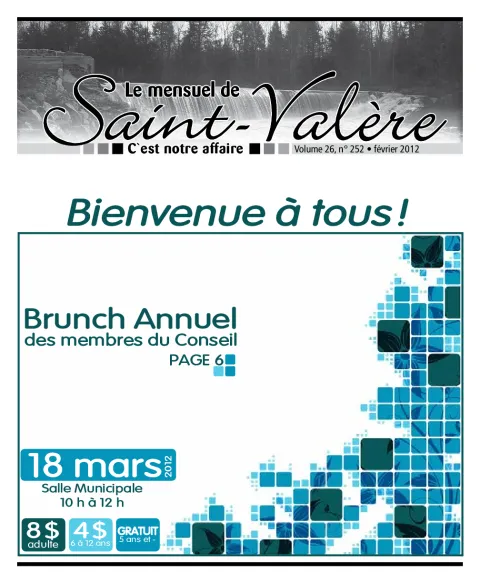 Le Mensuel de Saint-Valère Février 2012