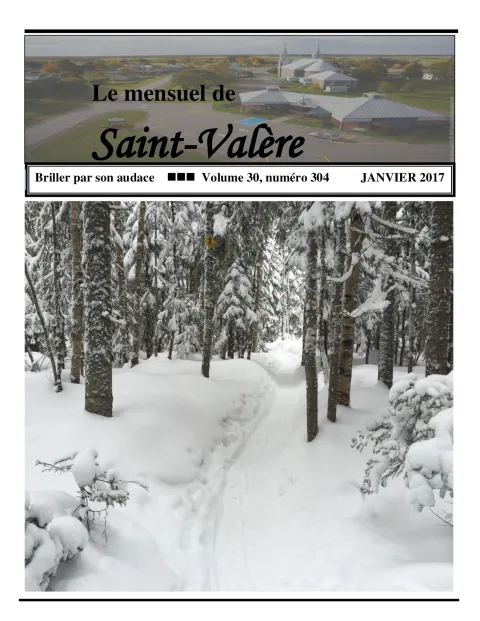 Le Mensuel de Saint-Valère Janvier 2017