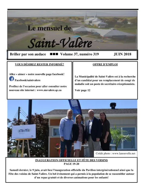 Le Mensuel de Saint-Valère