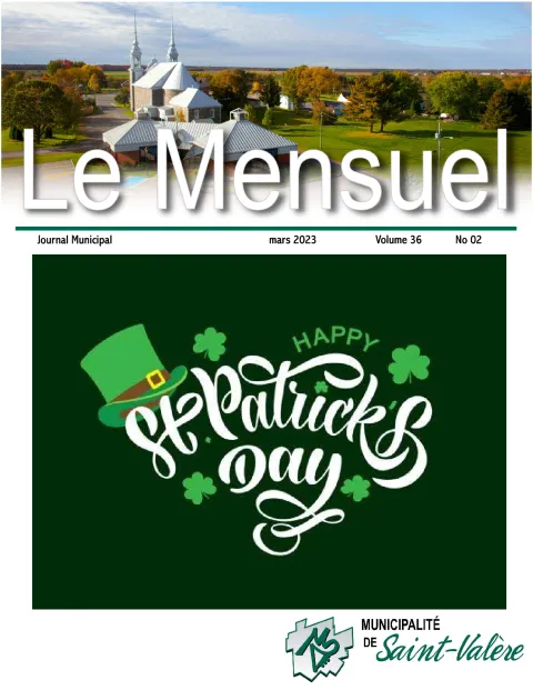 Le mensuel de Saint-Valère