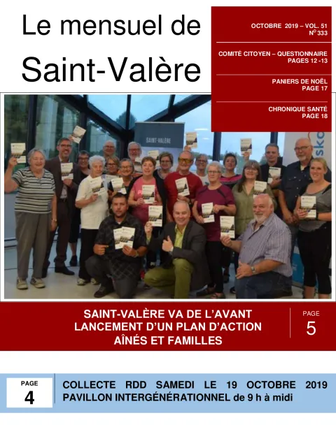 Le mensuel de Saint-Valère